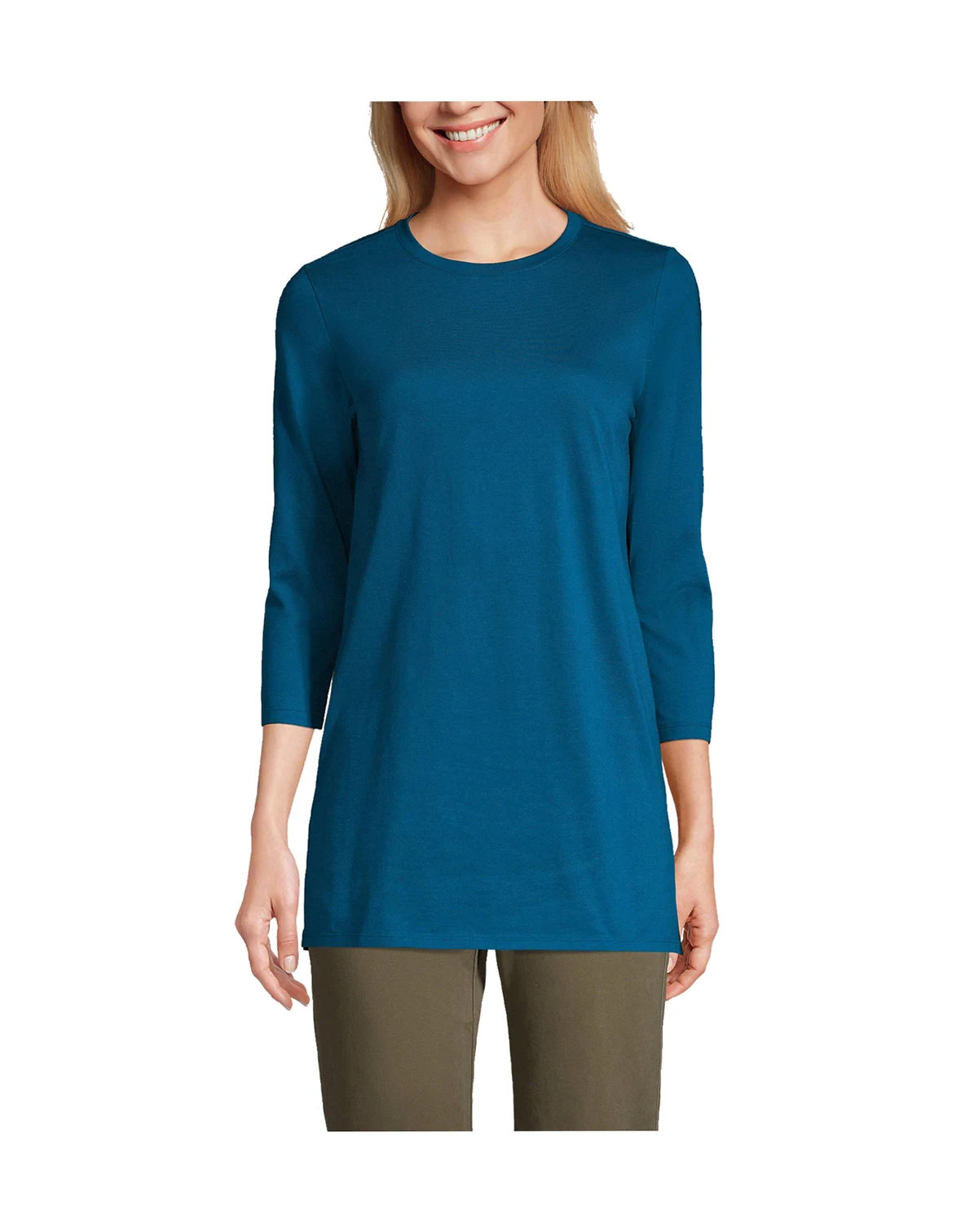 Women's 3/4 Sleeve Cotton Supima Tunic
