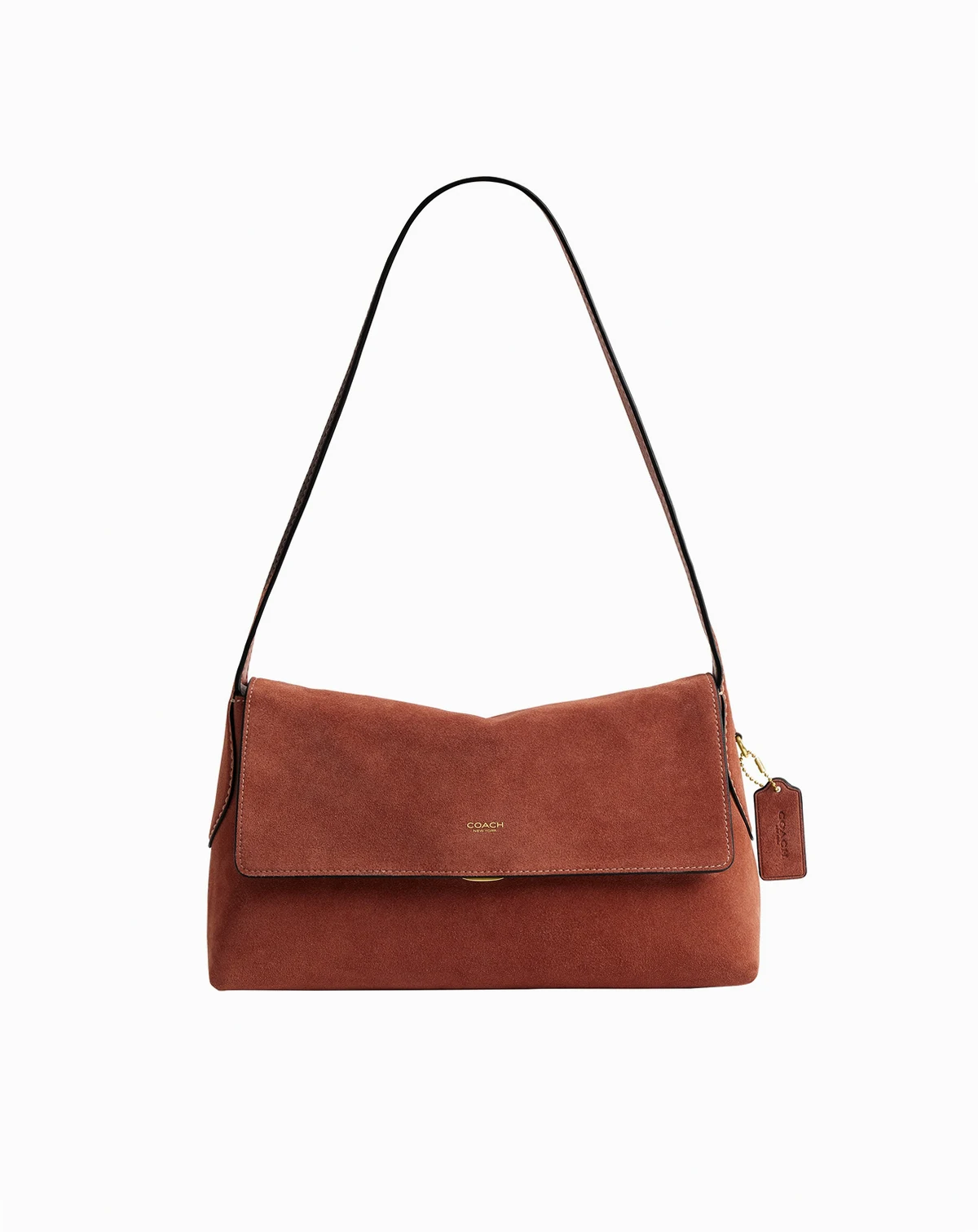 Chelsea Medium Suede Slim Shoulder Bag 30