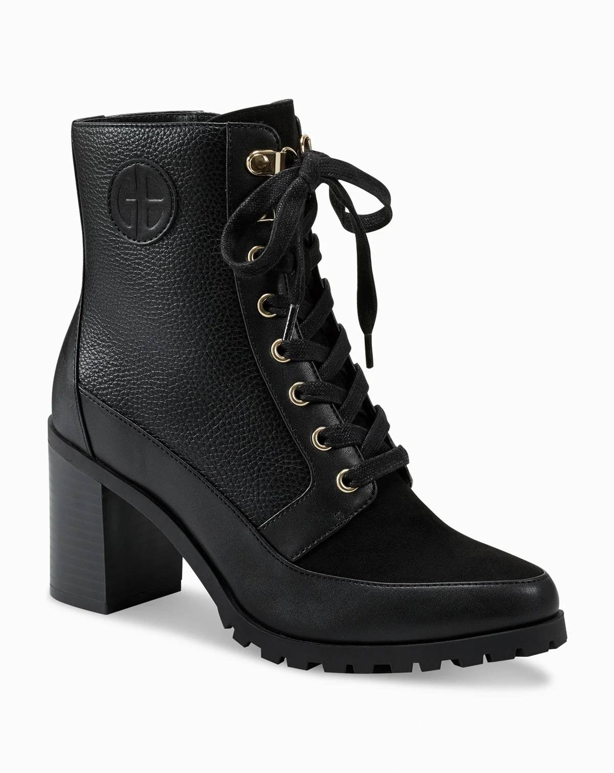 Women's Keegann Lace Up Lug Sole Booties, Created for Macy's