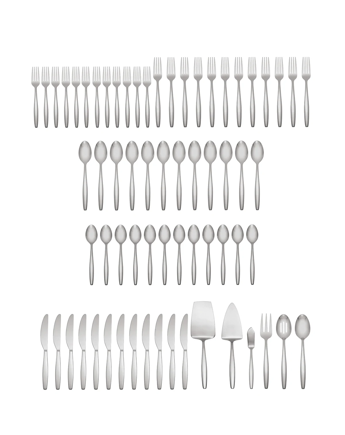 Stainless Steel Holton Mirror 67-Pc. Flatware Set, Service for 12