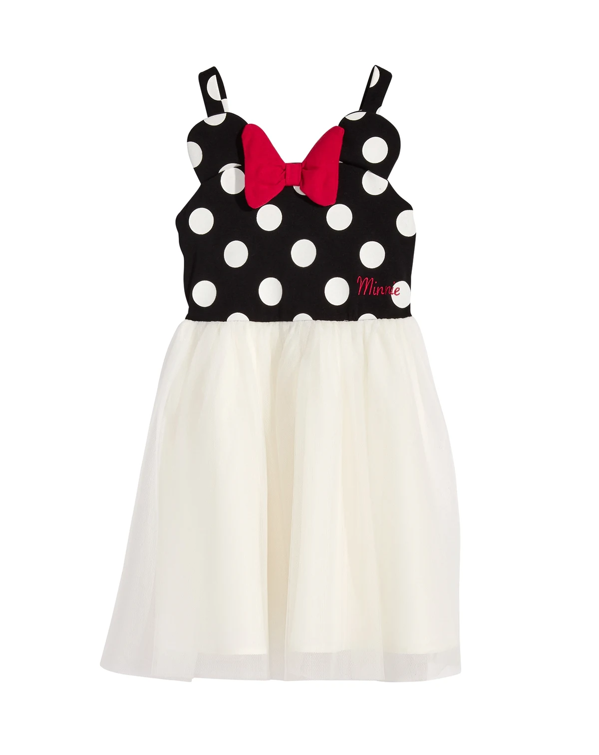 Minnie Mouse 3D Bow & Dot-Print Dress, Toddler Girls