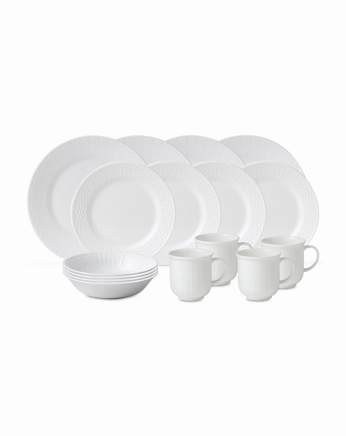 Nantucket Basket 16-Pc. Set, Service for 4
