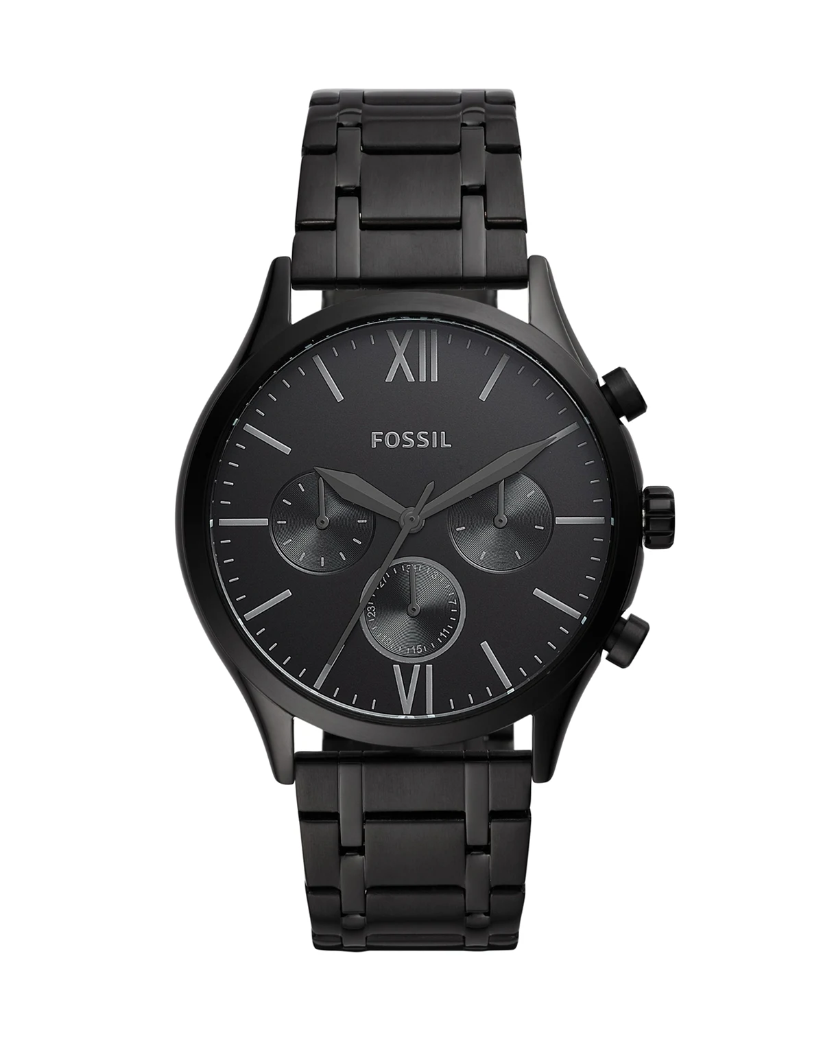 Men's Fenmore Multifunction Black Bracelet Watch 44mm