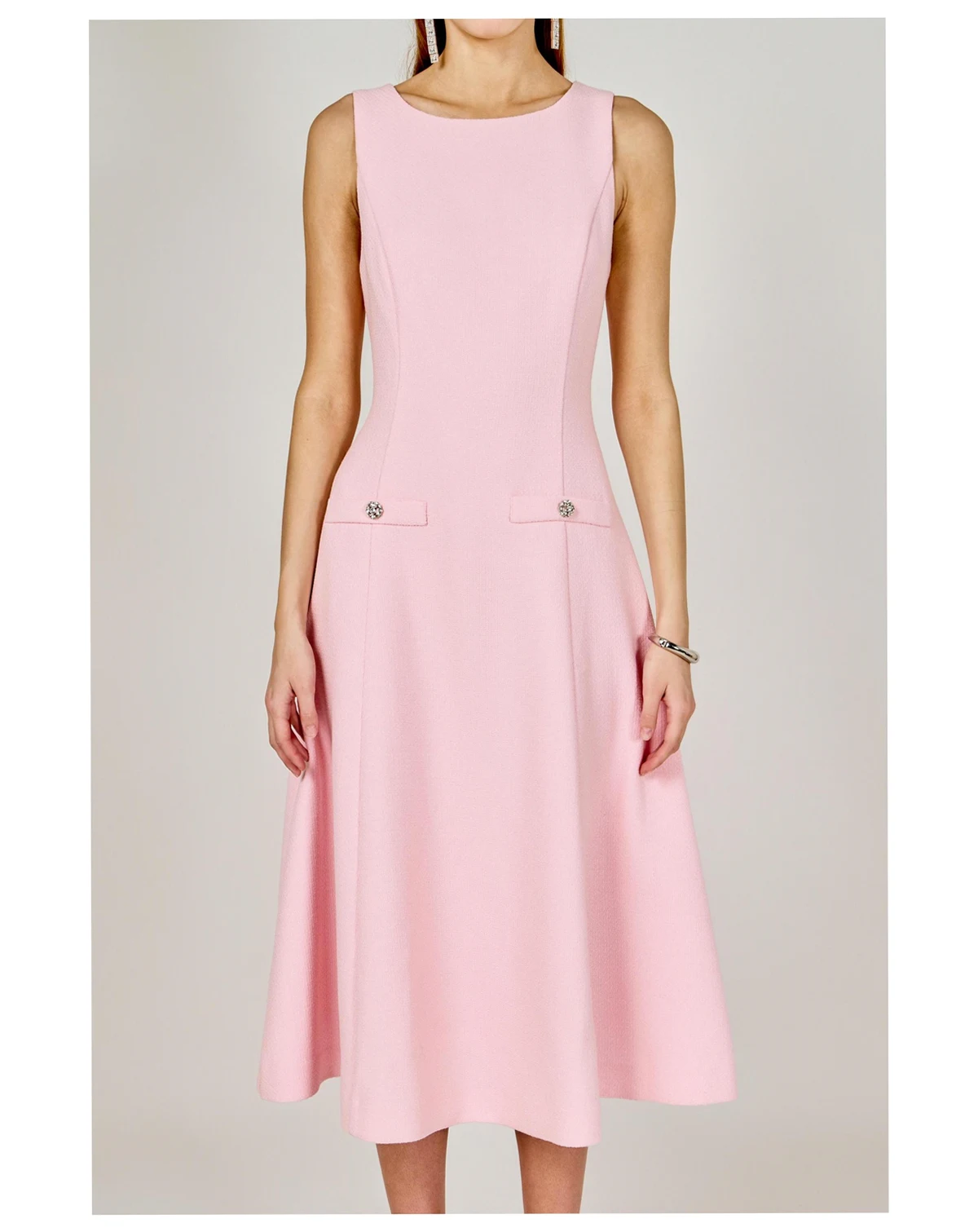 Women's Tweed Midi Dress