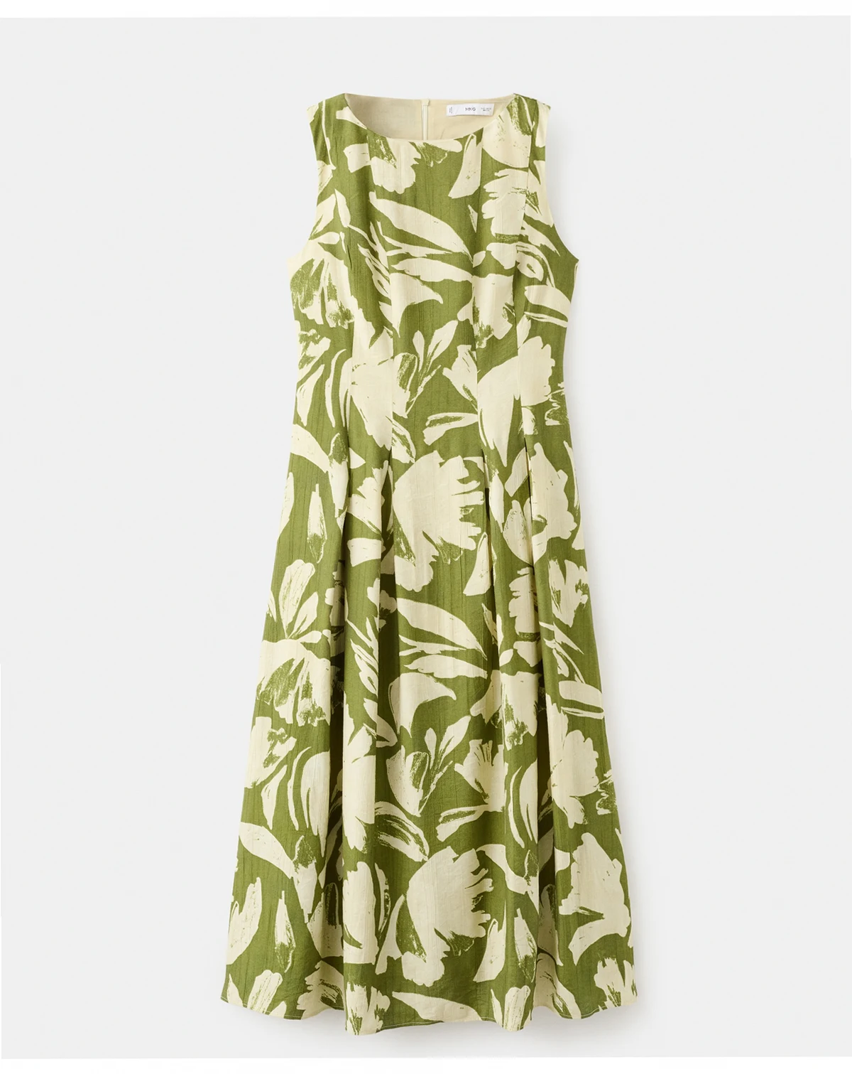 Women's Floral-Print Flared Dress