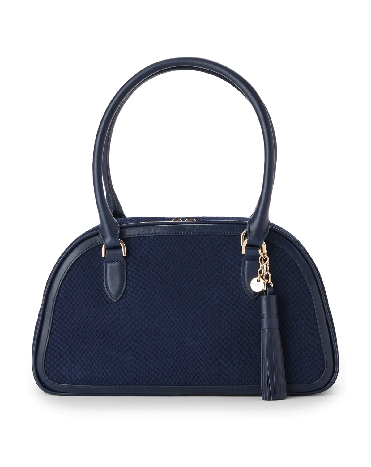 Angie Belcanto Medium Leather Dome Satchel Bag