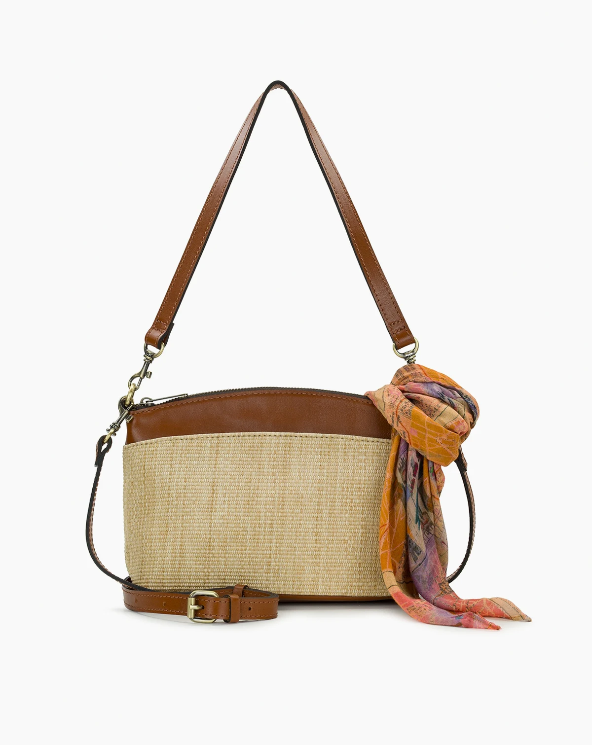Arlee Small Raffia Crossbody Bag