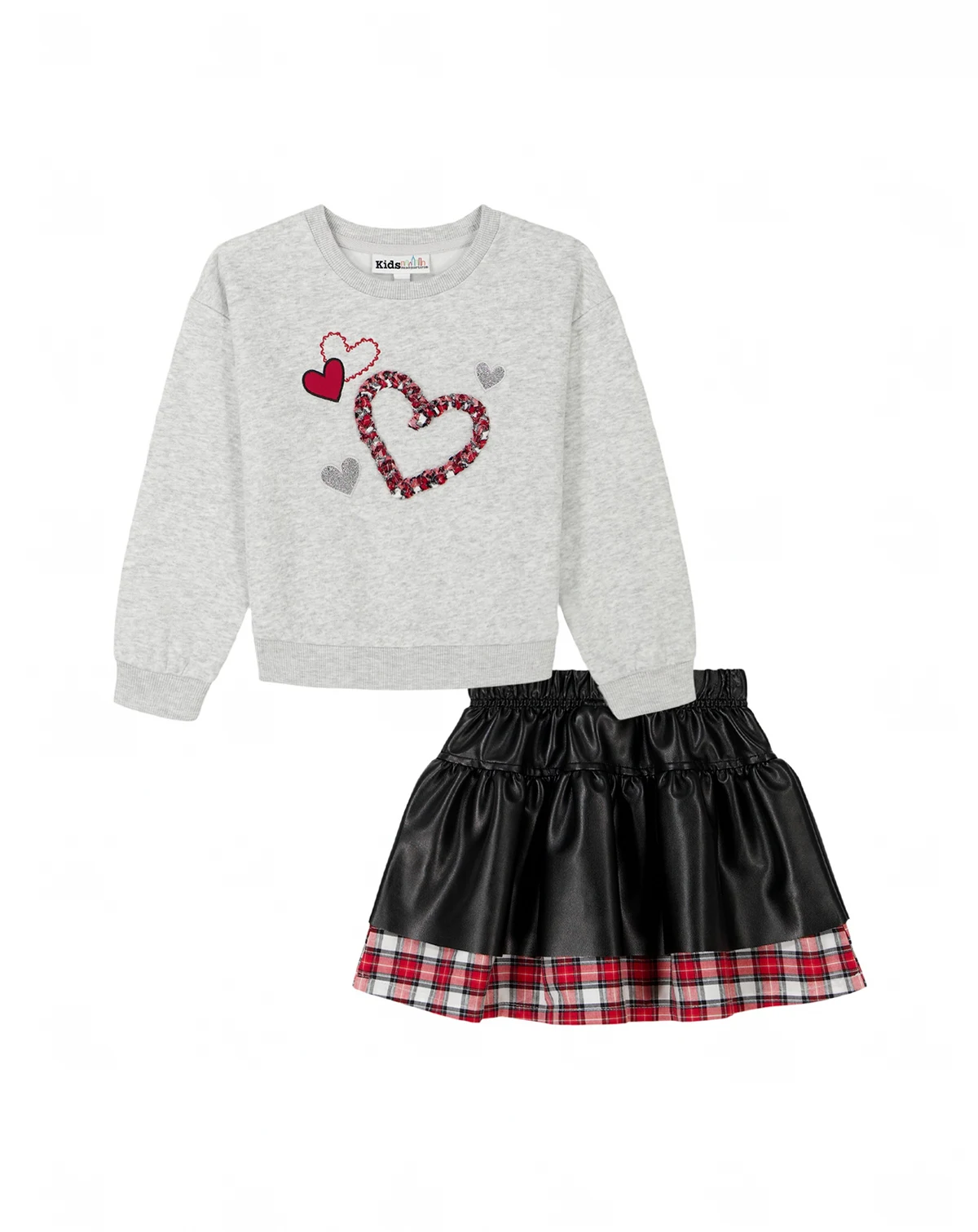 Girls' 2T-4T T-Shirt and Skirt, 2-Piece Set