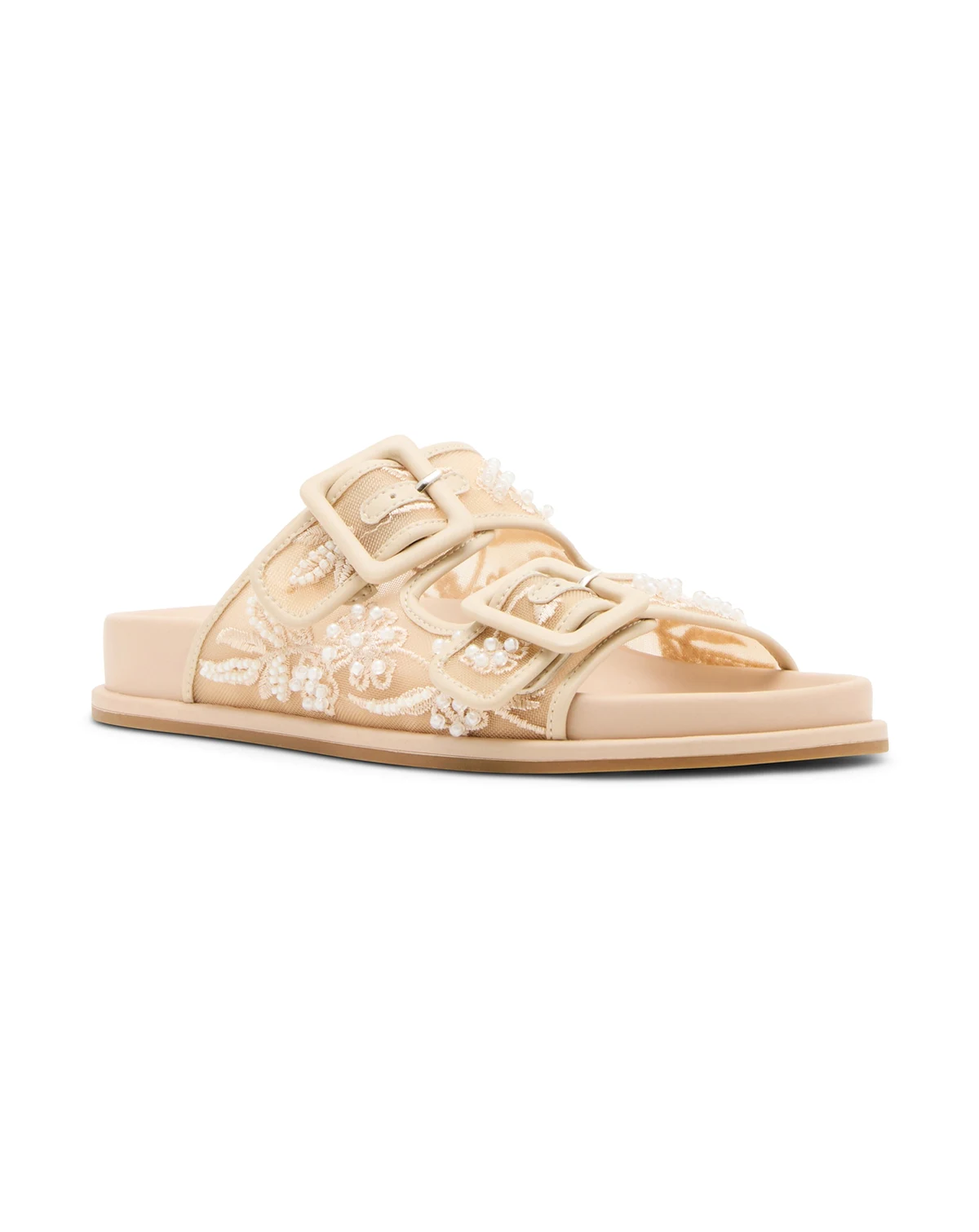 Women's Petunia Floral Mesh Footbed Sandals