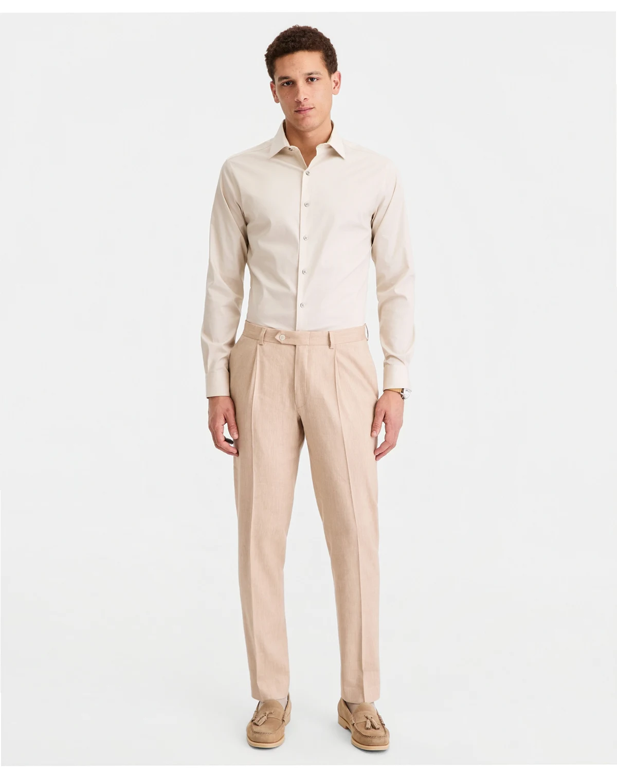 Men's Linen Blend Classic-Fit Pant