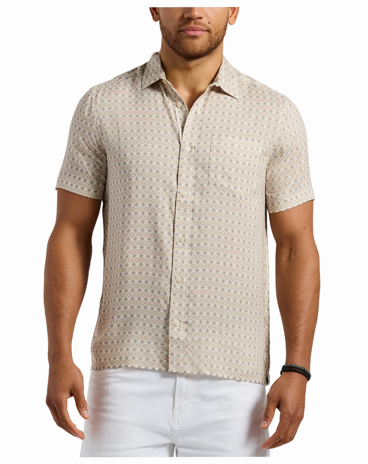Men's Sirilo Geo-Pattern Shirt