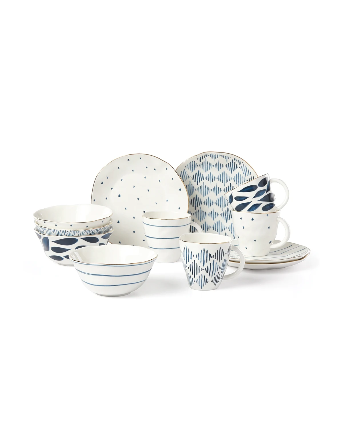 Blue Bay 12 Pc. Dessert Set, Service for 4