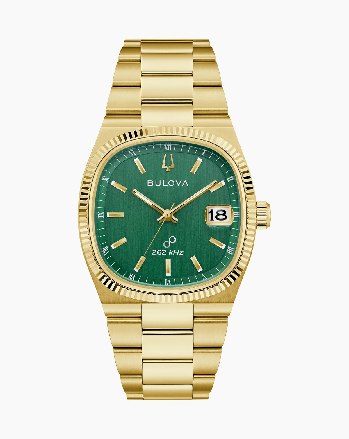 Men's Classic Super Seville HPQ Precisionist Gold-Tone Stainless Steel Bracelet Watch 37.5mm