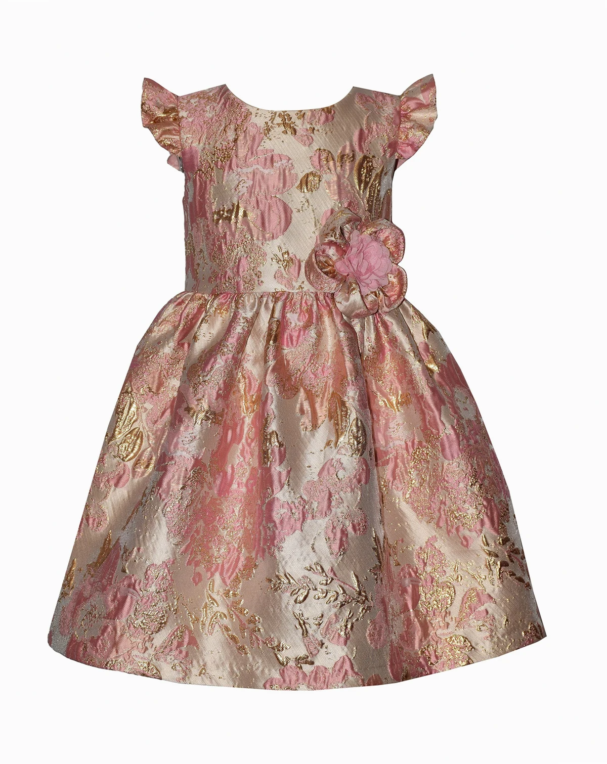 Little and Toddler Girls Jacquard Party Dress