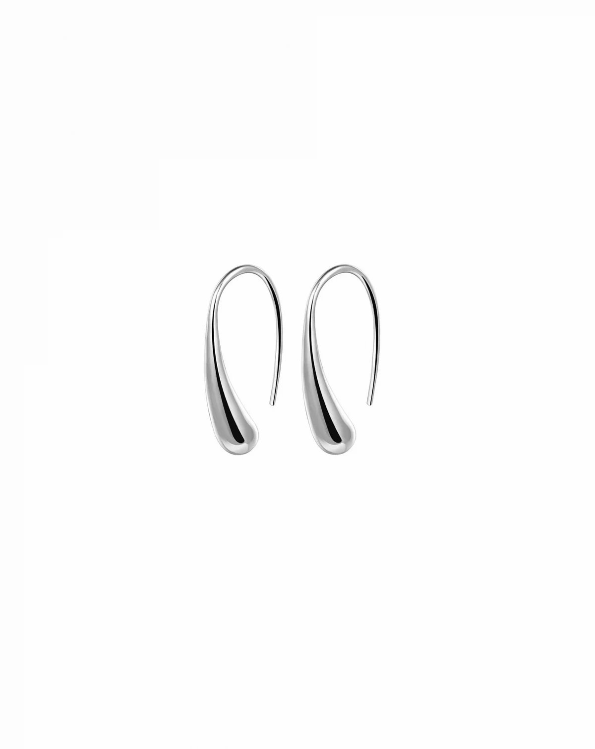 Isabella Eternal Drops Dainty Teardrop Dome Earrings