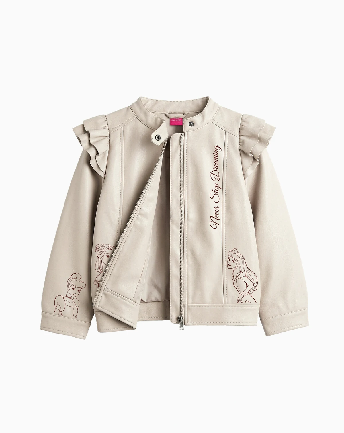 Disney Girls' 2T-6X Princess Long-Sleeve Jacket