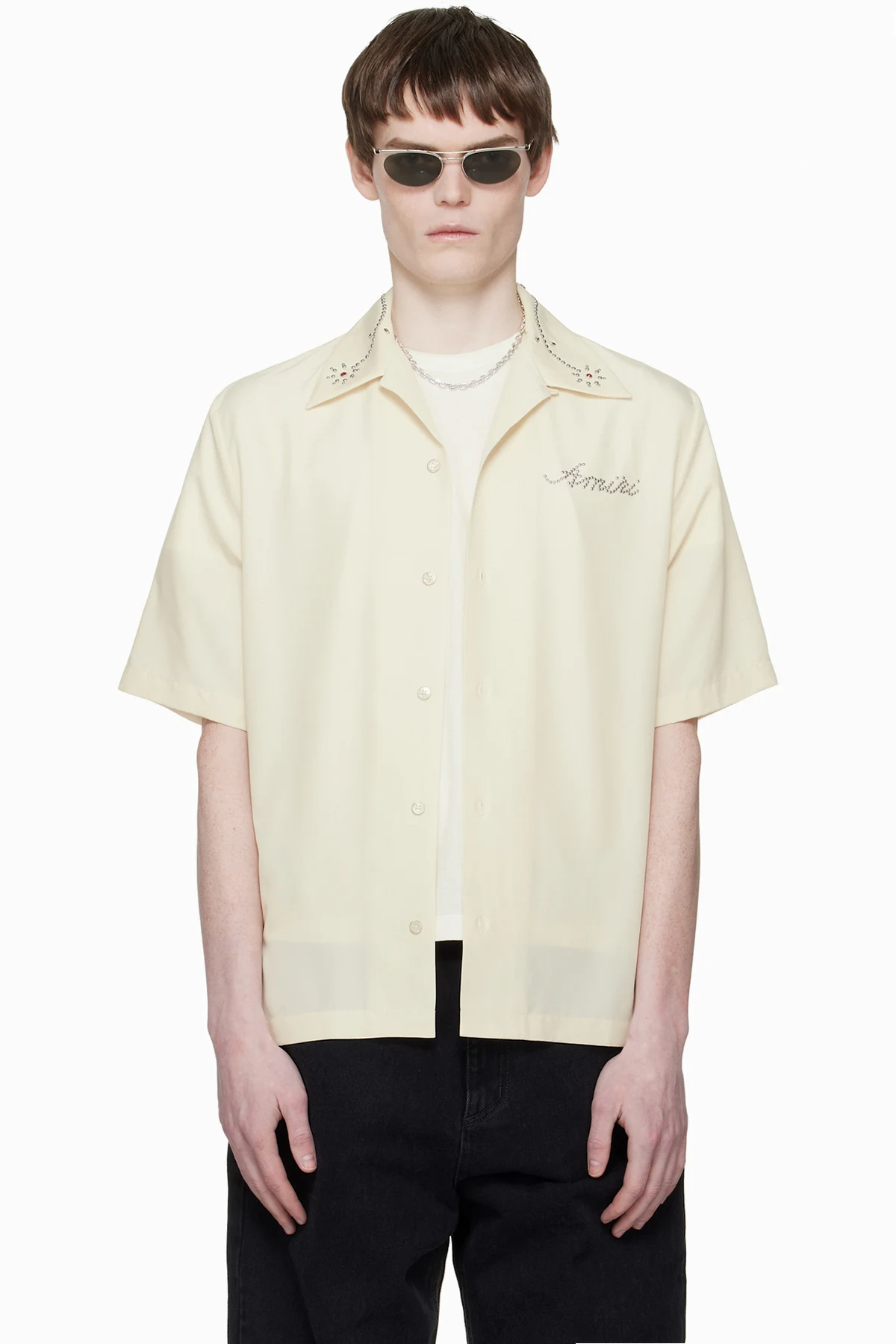 Off-White 'Amiri' Stud Camp Shirt