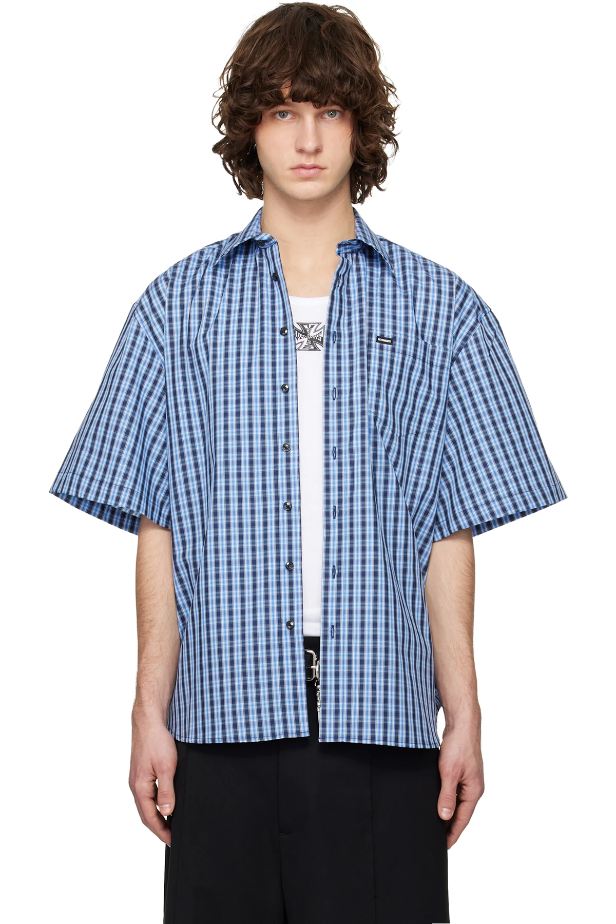 Blue Short Sleeve Shirt