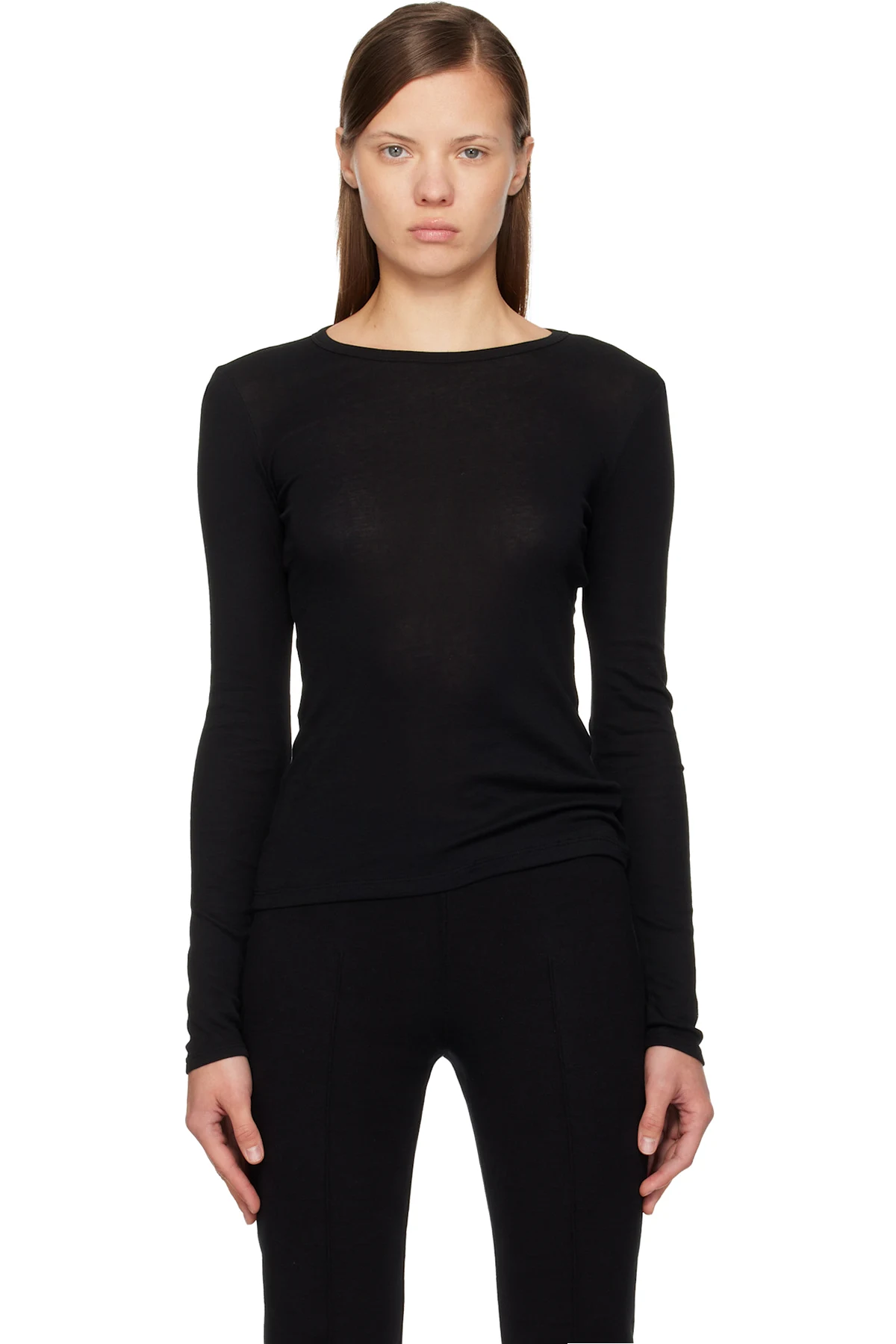 Black Olivia Longsleeve T-shirt
