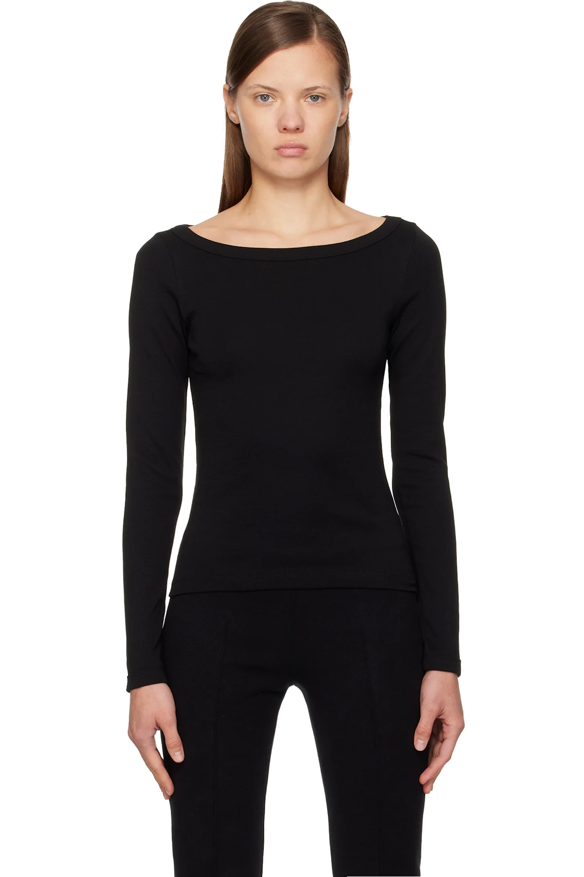 Black Steffi Longsleeve T-shirt