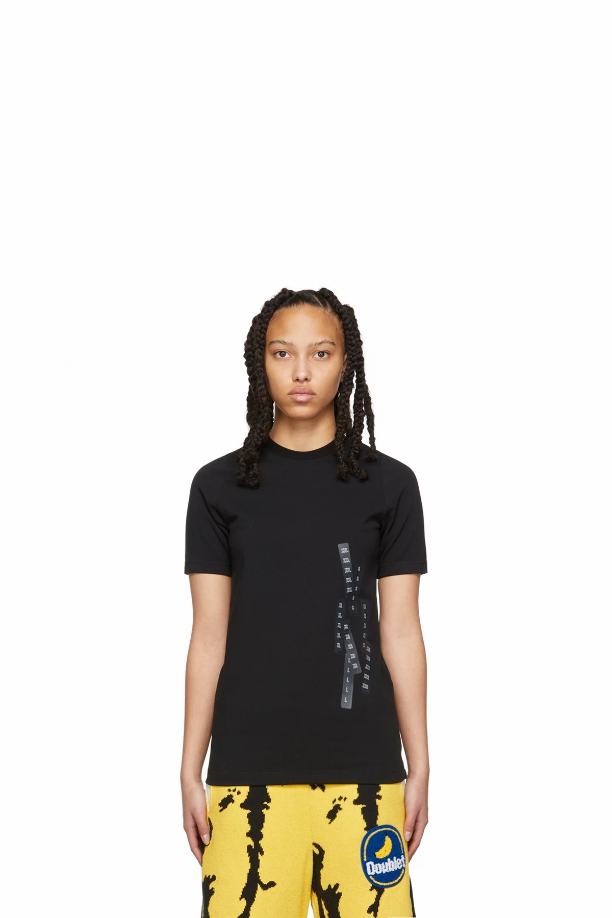 Black Stretching Onesize T-Shirt