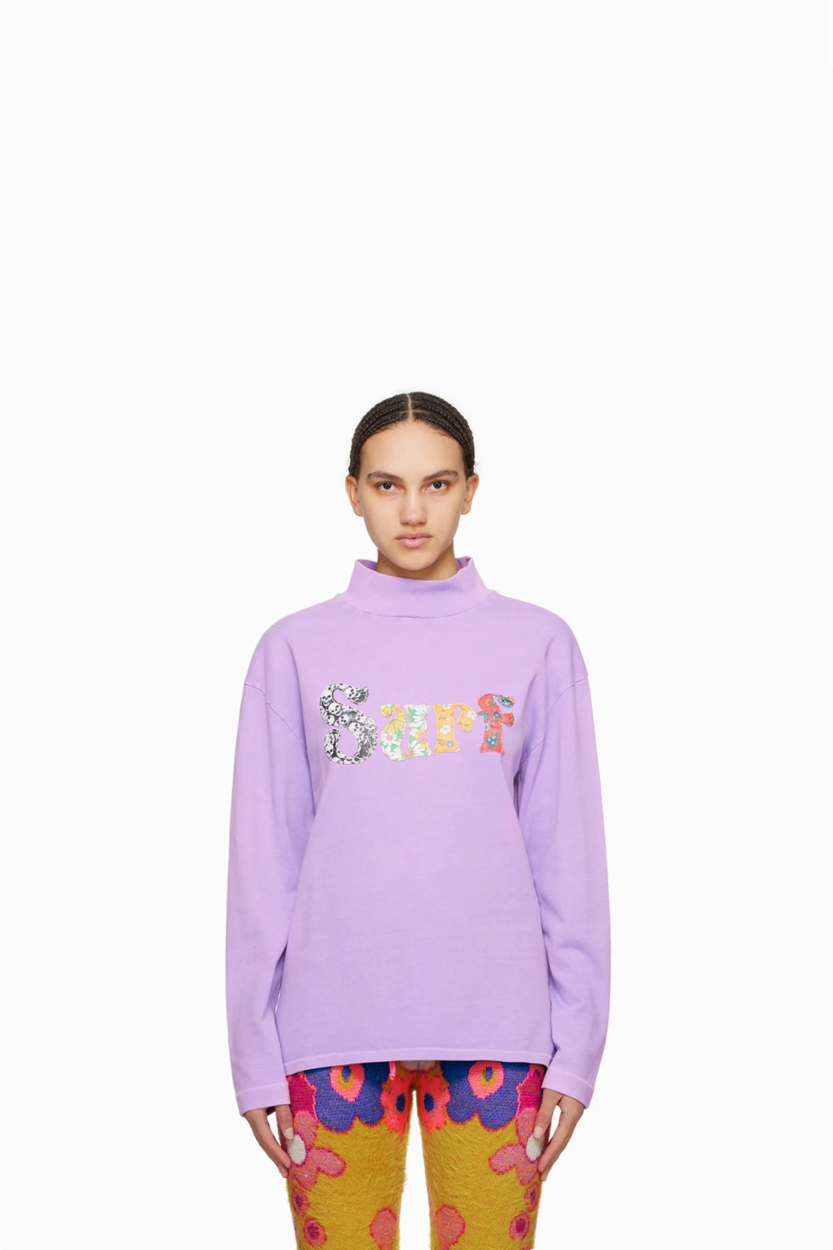 Purple 'Surf' Long Sleeve T-Shirt