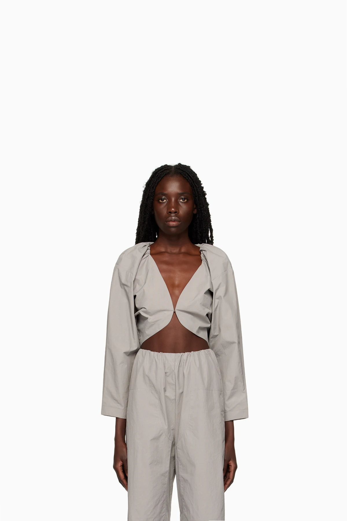 SSENSE Exclusive Gray Remmy Long Sleeve T-Shirt