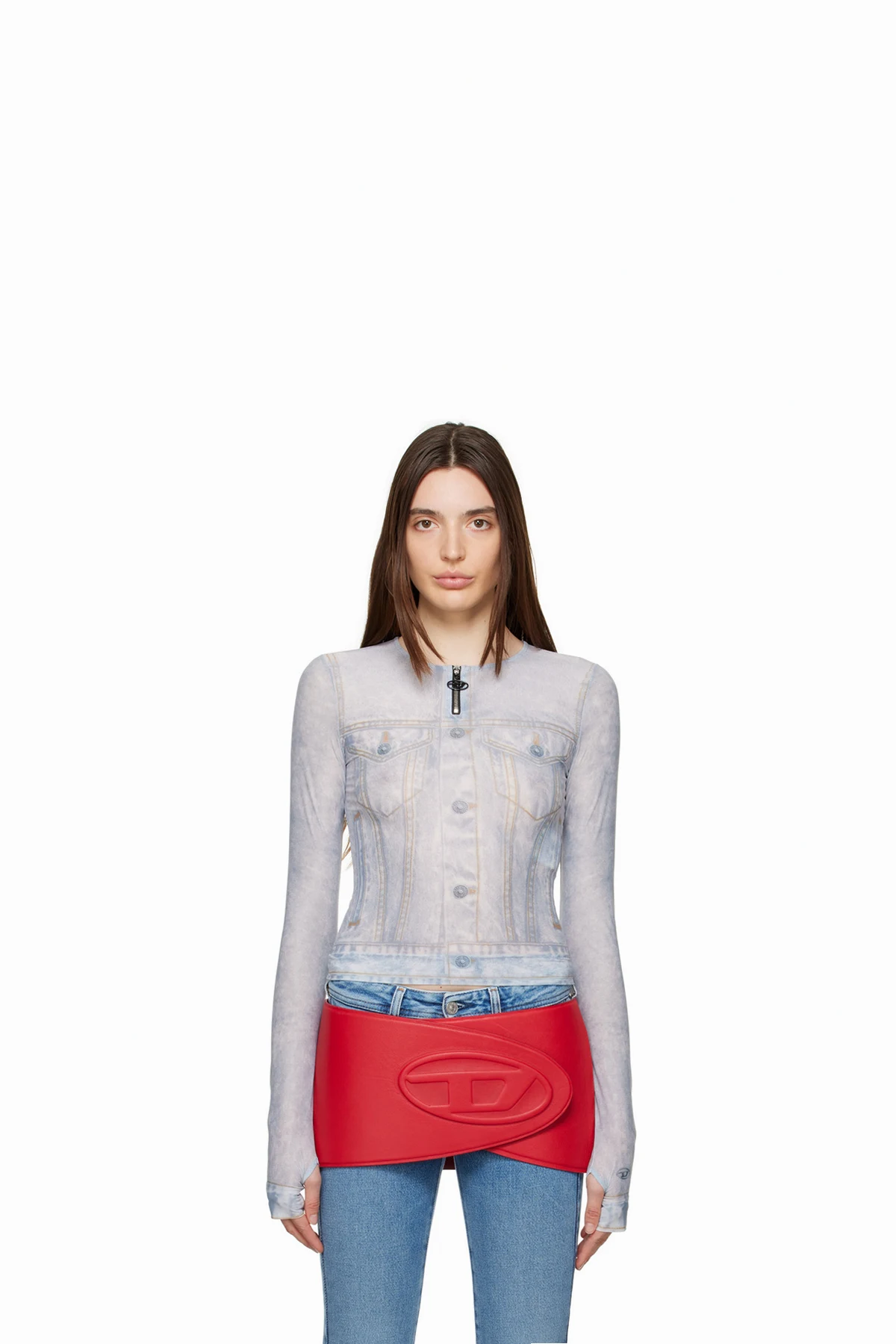 Blue T-Clau Long Sleeve T-Shirt