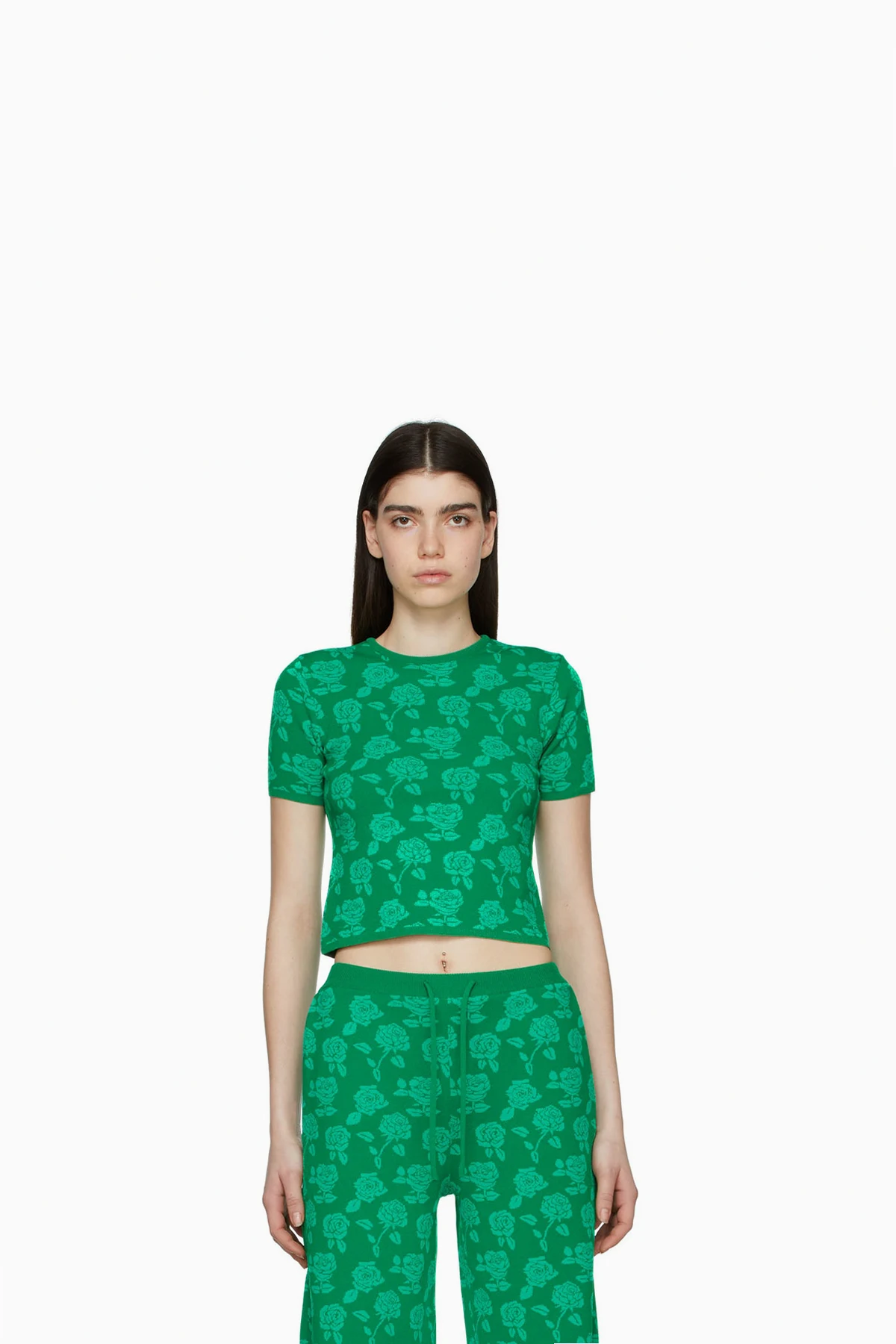 Green Polyester T-Shirt