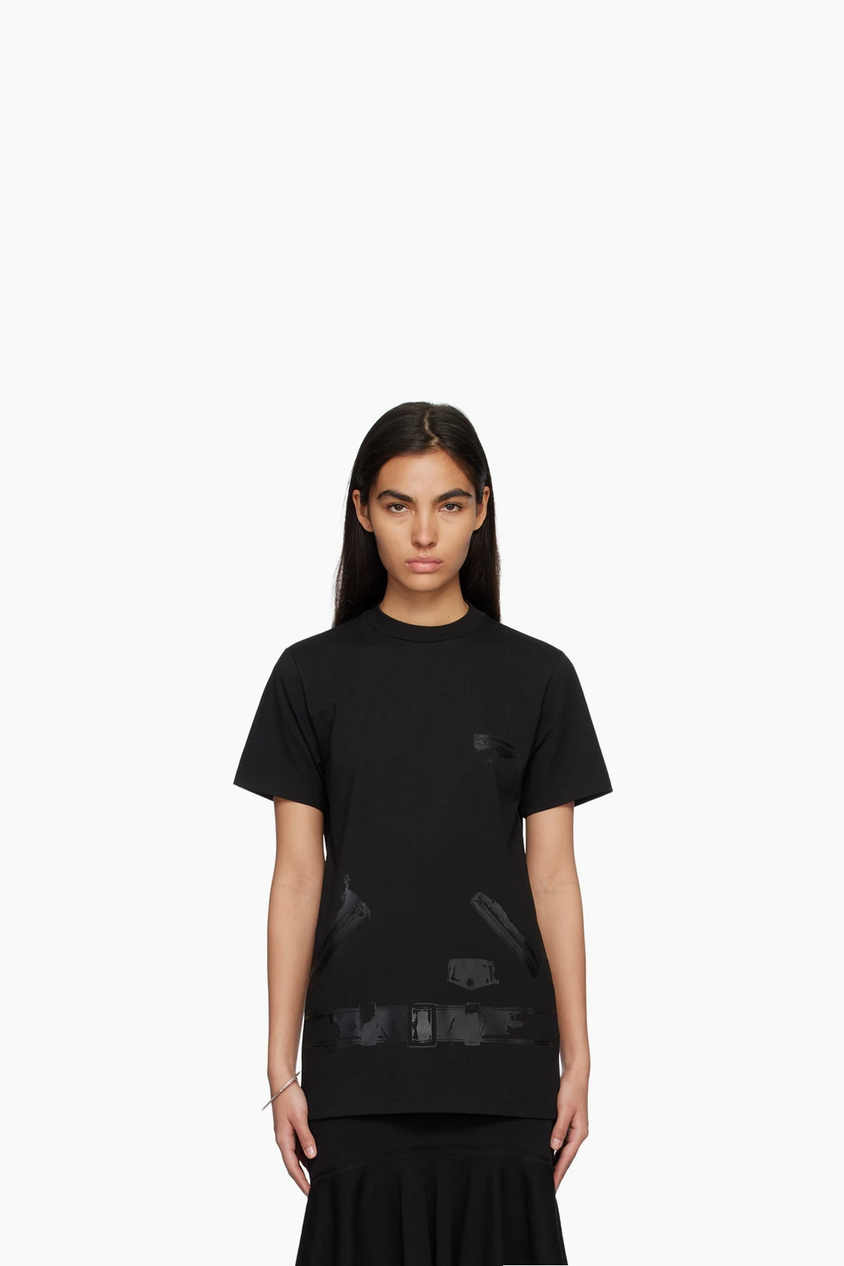 Black Printed T-Shirt