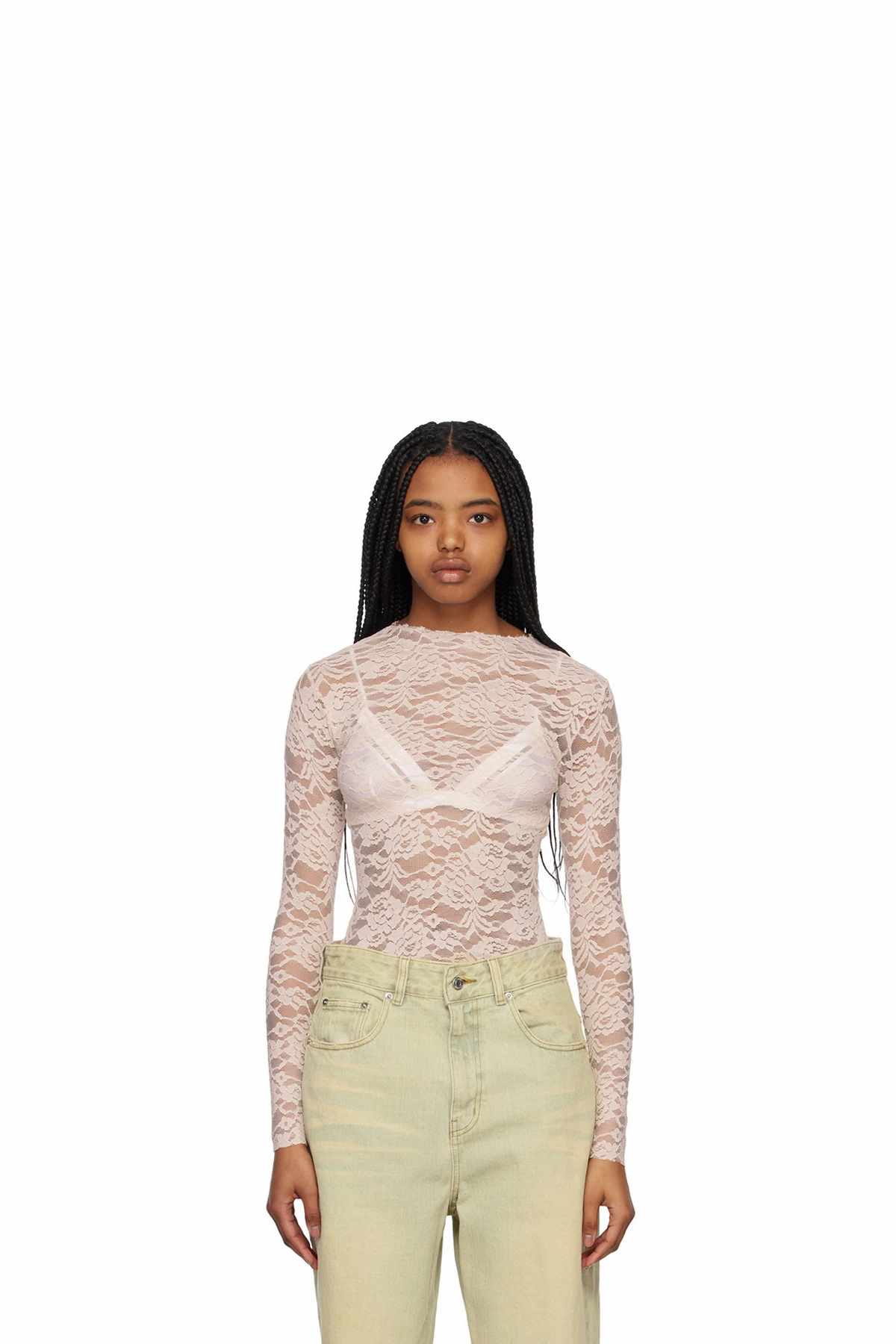 Beige Crewneck T-Shirt