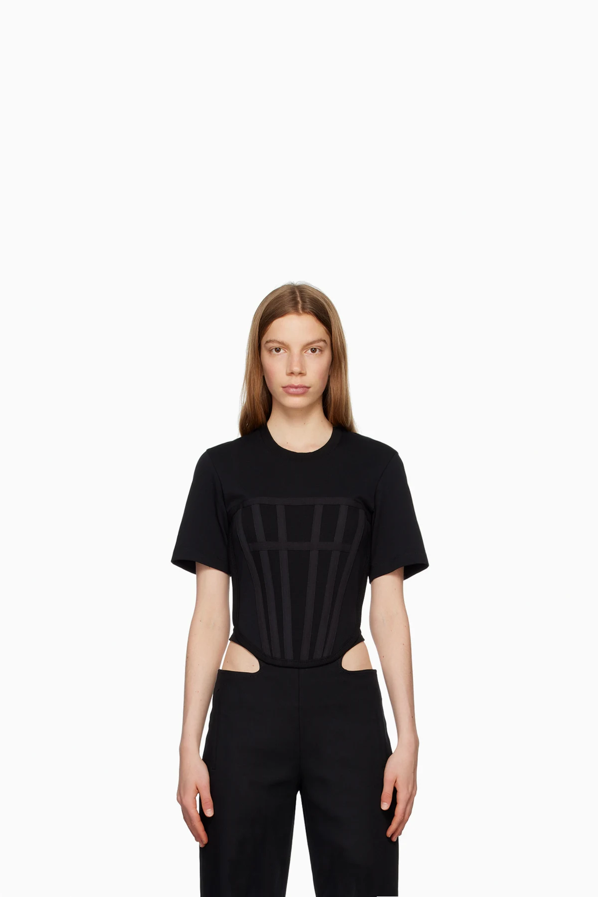 Black Corset T-Shirt