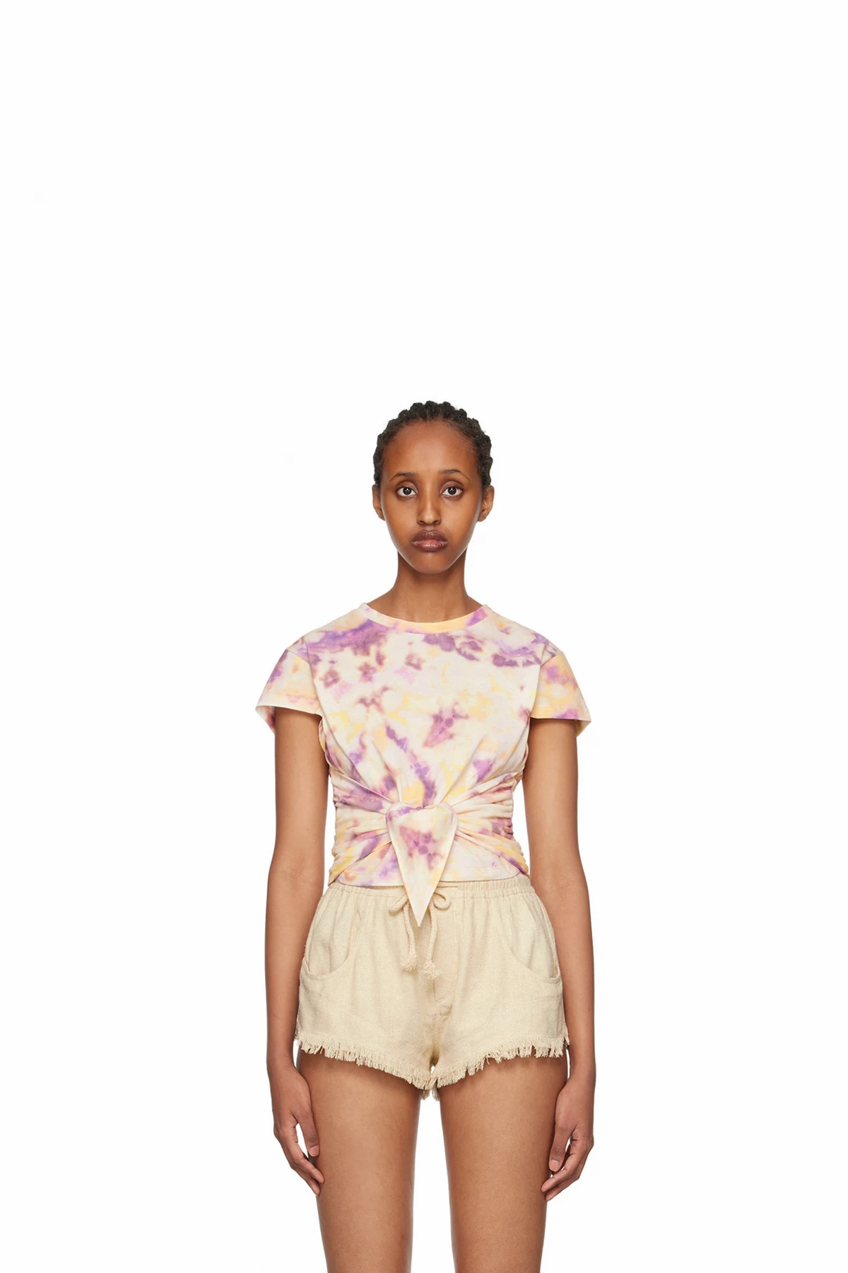 Yellow & Purple Zodya T-Shirt