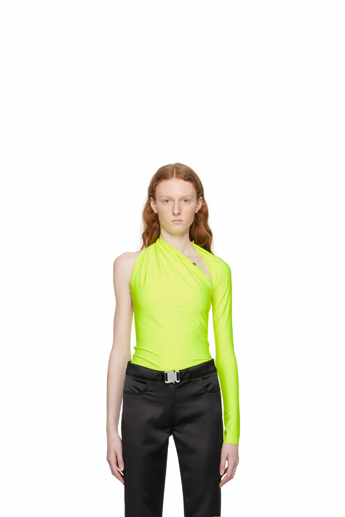 Yellow Single Sleeve Long Sleeve T-Shirt