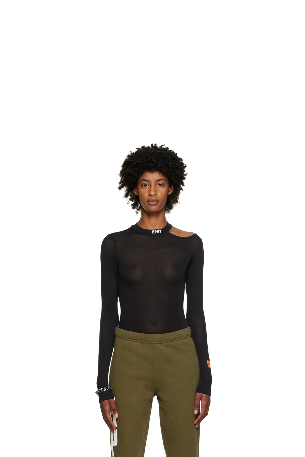 Black 'HPNY' Long Sleeve T-Shirt