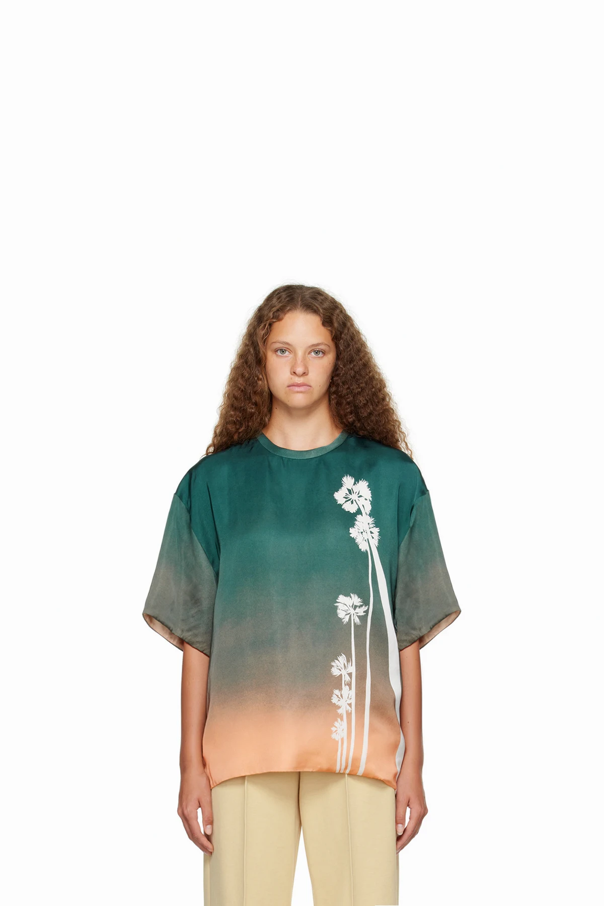 Green Printed T-Shirt