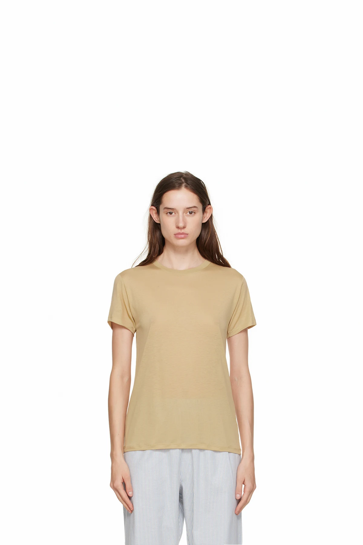 Beige Crewneck T-Shirt