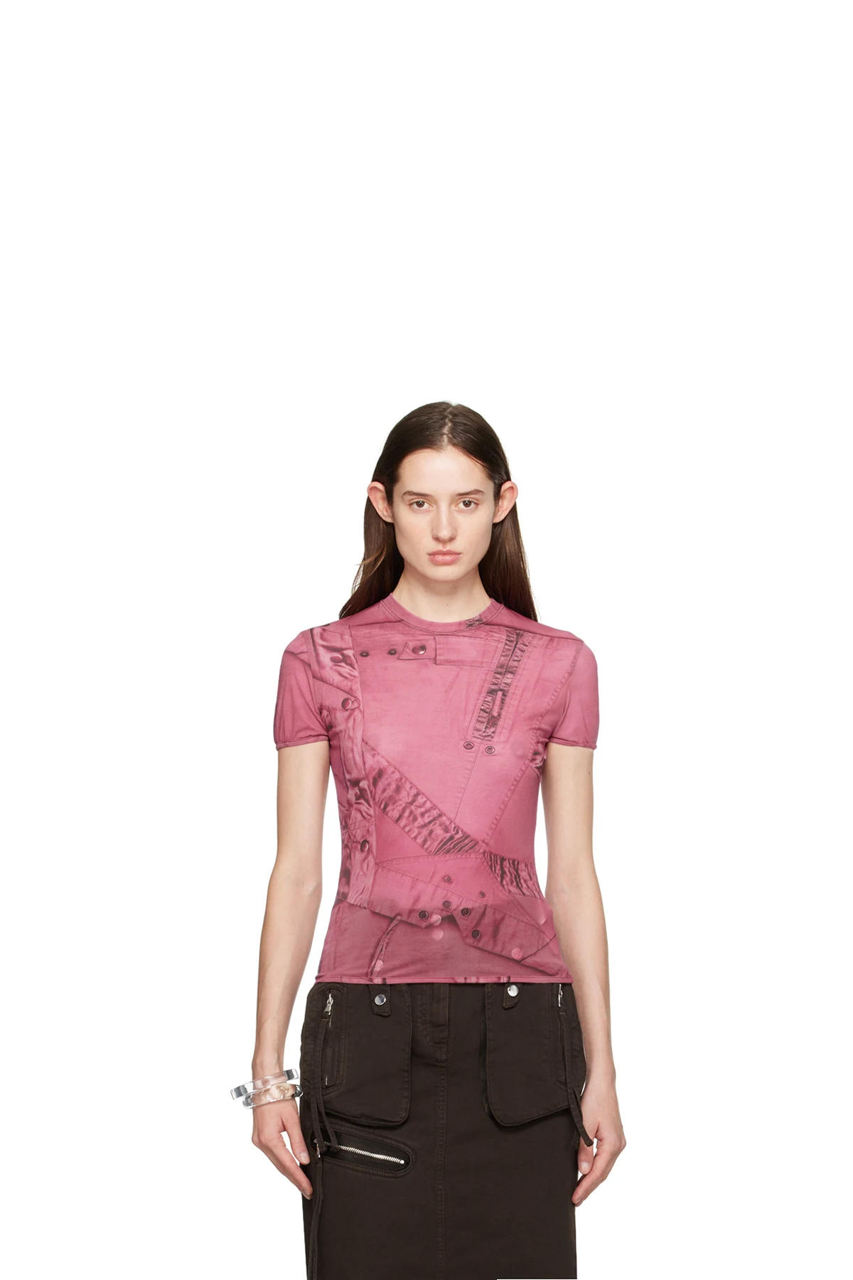 Pink Printed T-Shirt