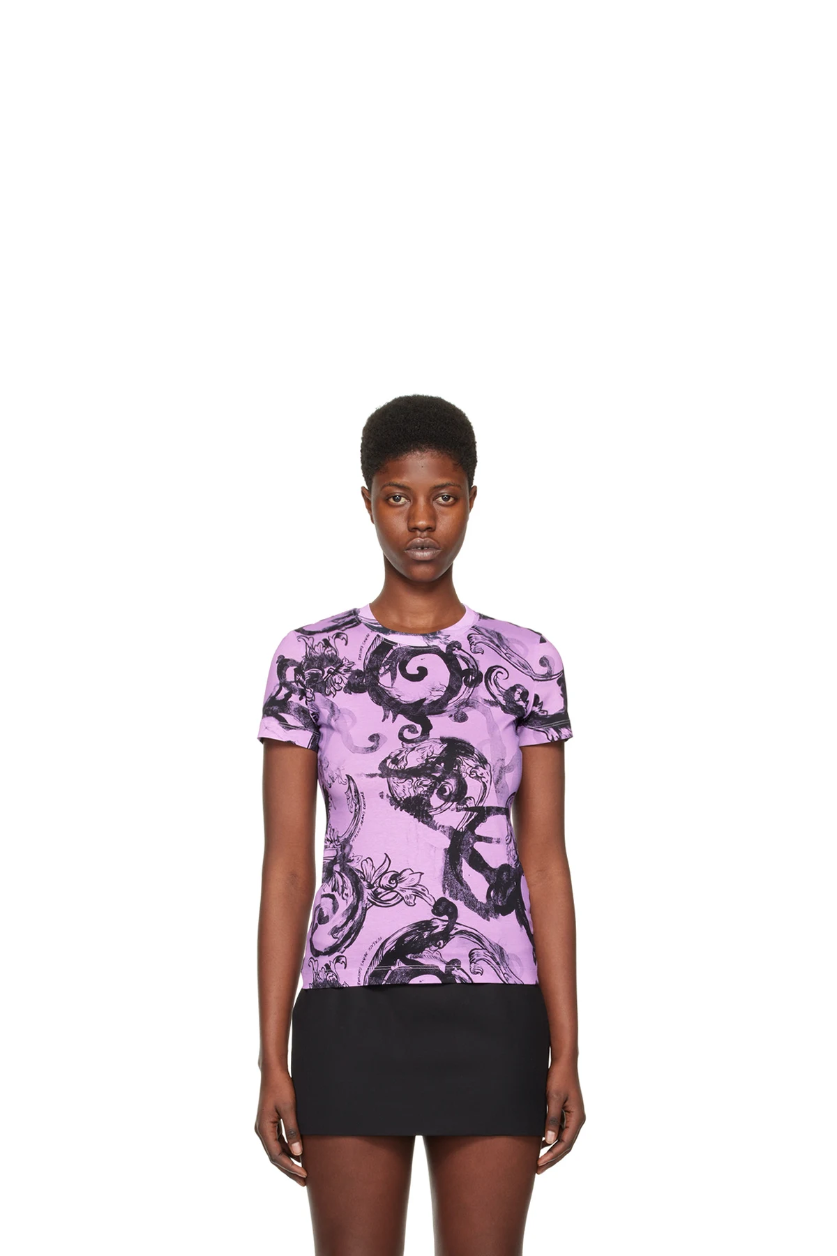 Purple Watercolor Couture T-Shirt