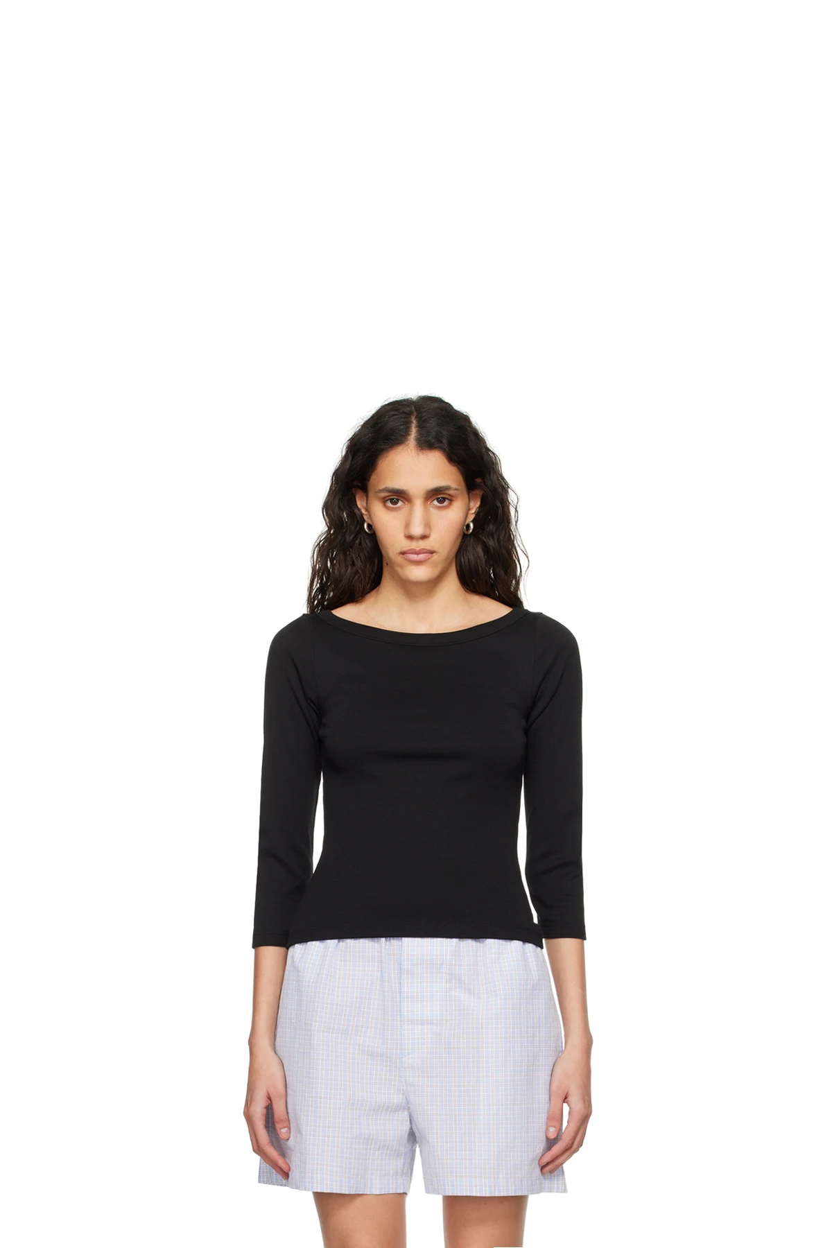 Black Steffi Long Sleeve T-Shirt