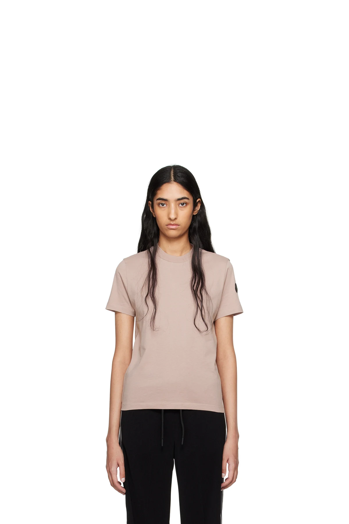 Pink Pleated T-Shirt