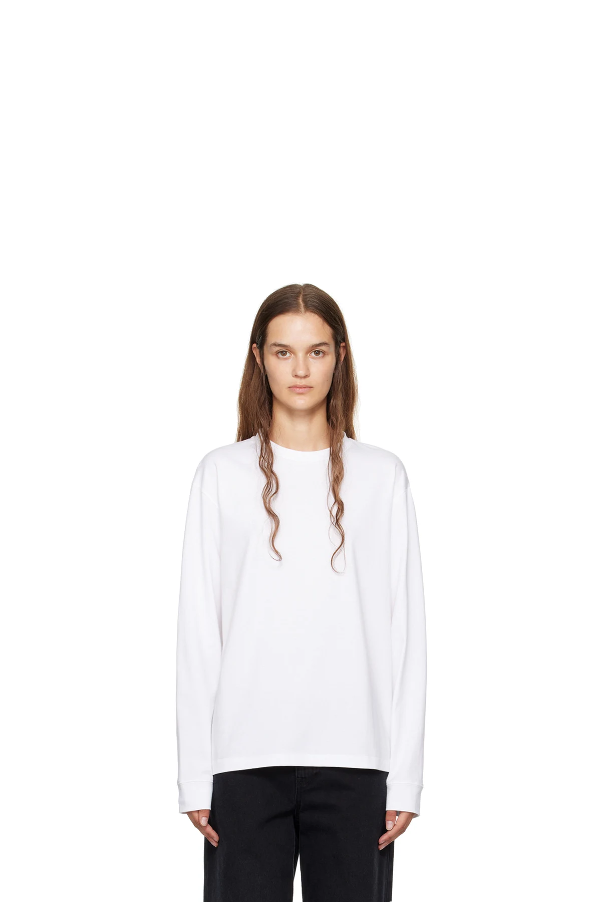 White Ciles R Long Sleeve T-Shirt