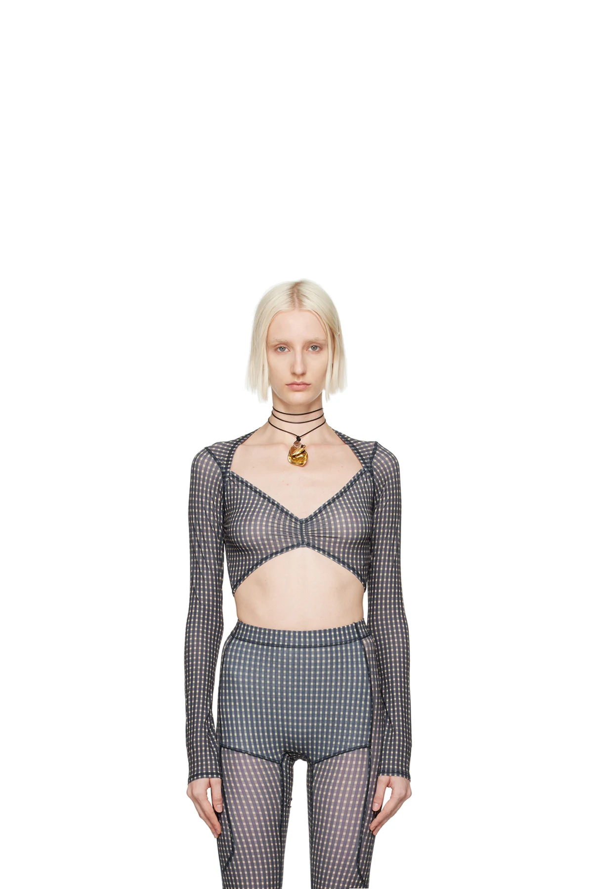 Navy Infinity Long Sleeve T-Shirt