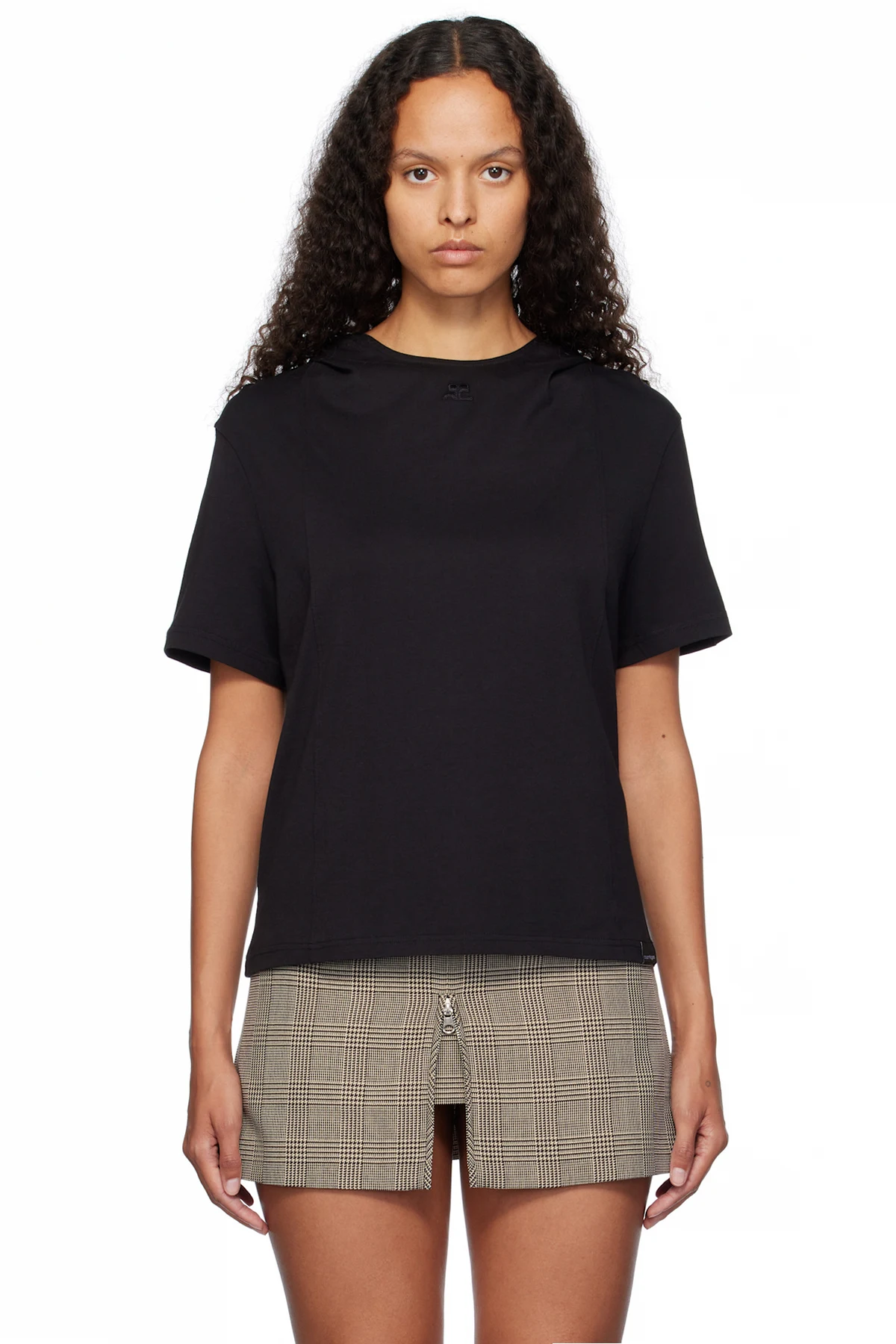 Black Hooded T-shirt