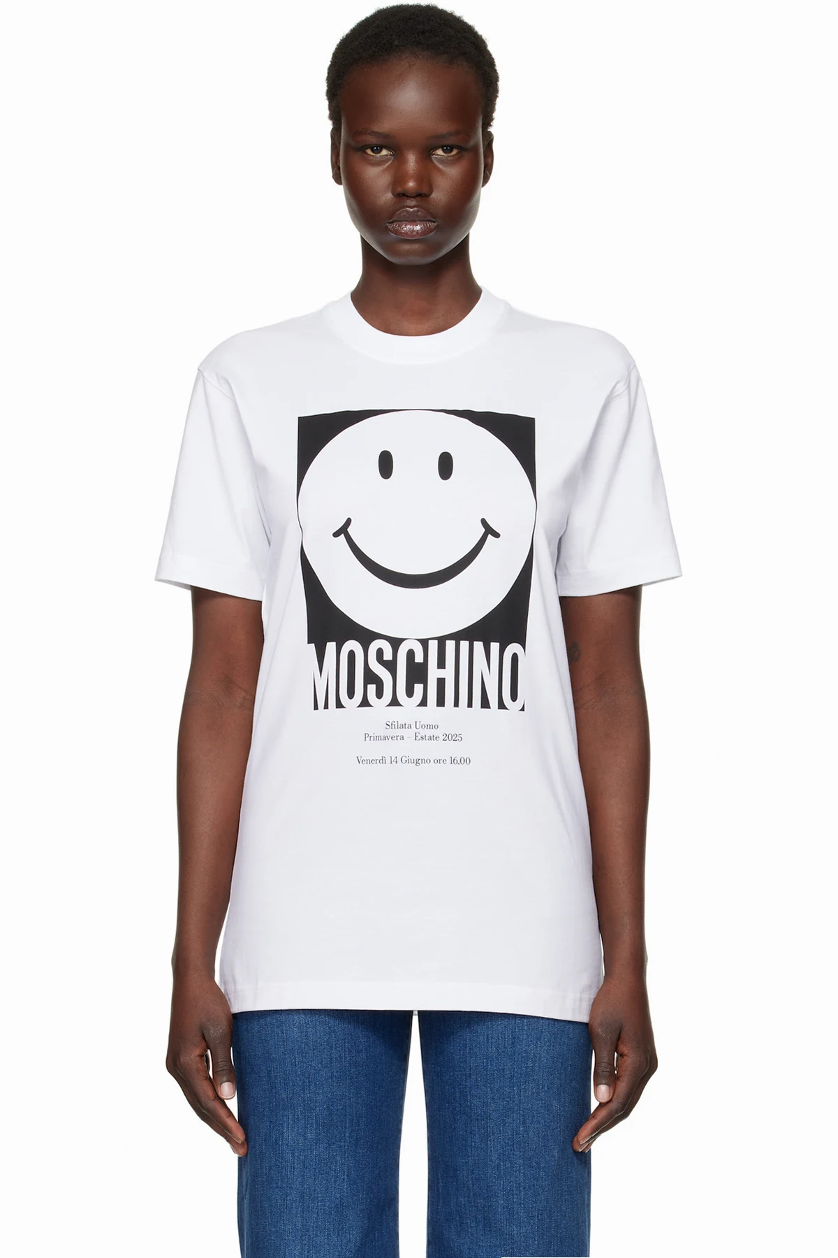 White Smiley T-shirt