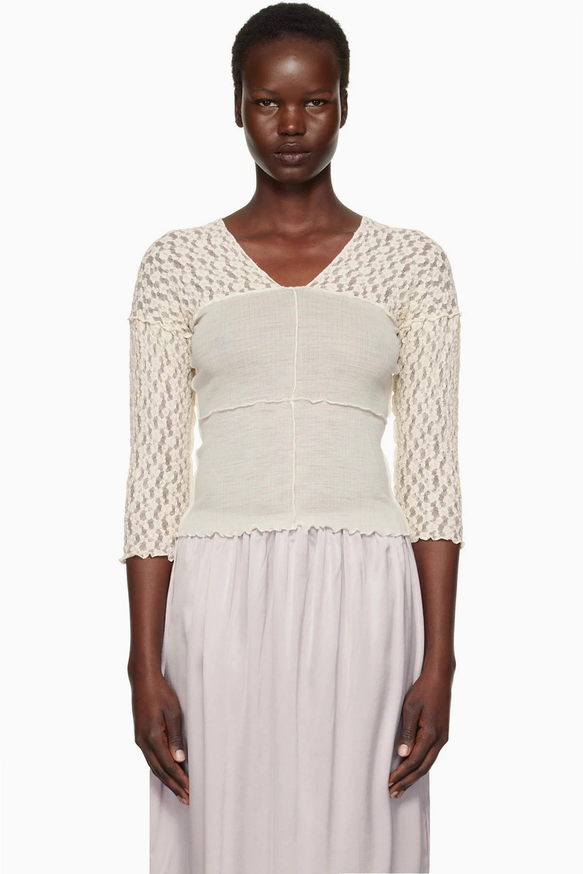Off-White Nehru Long Sleeve T-shirt