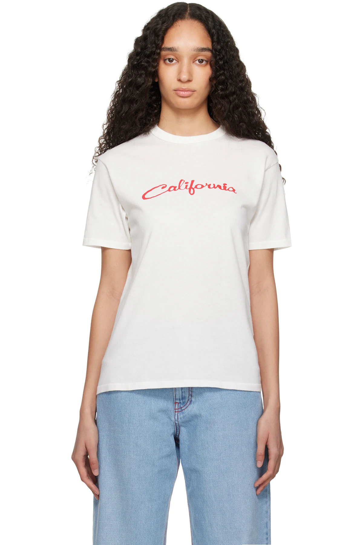White 'California' Signature T-Shirt