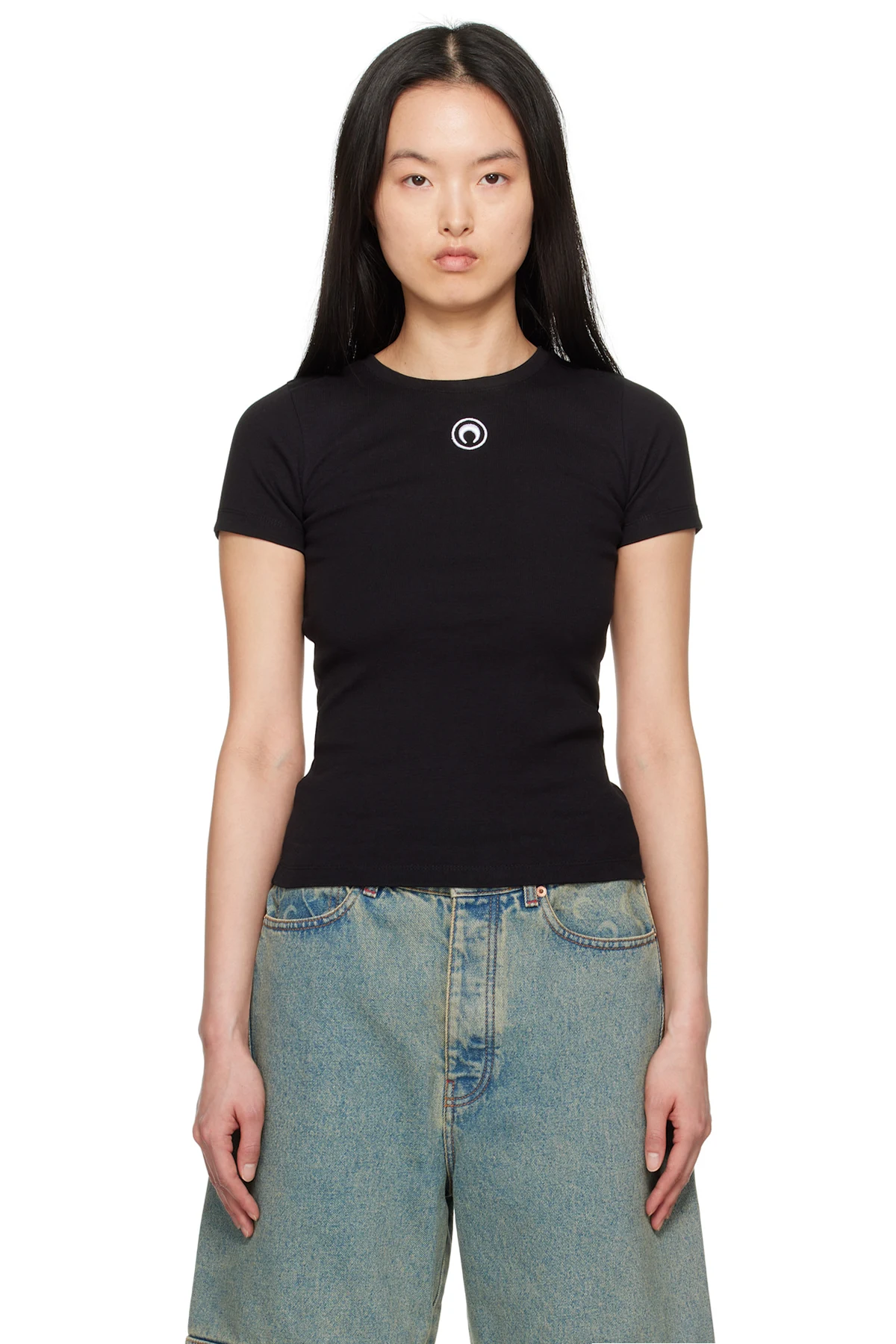 Black Moon Logo Jersey Baby Fit T-Shirt