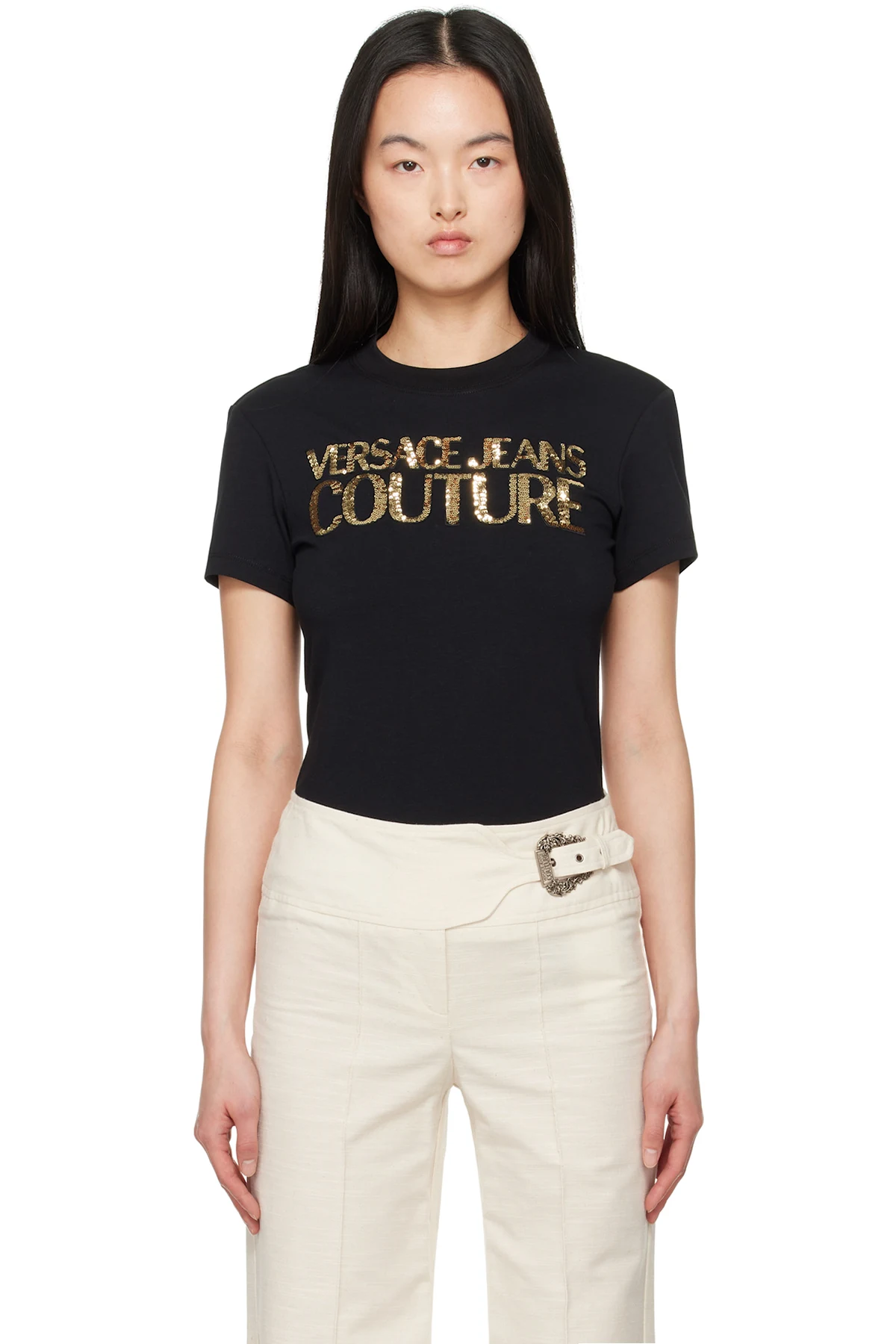 Black Crystal Institutional Logo T-Shirt