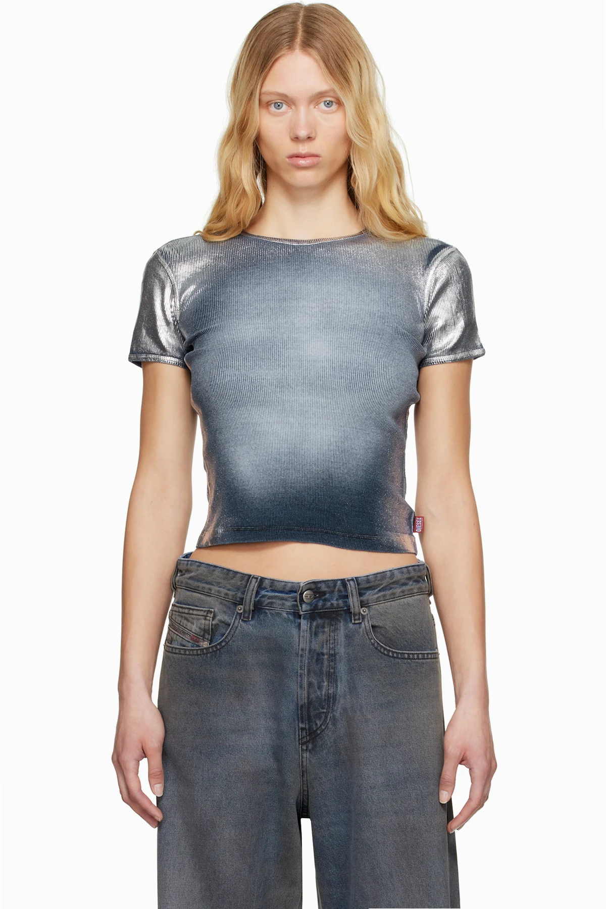 Blue T-Ele-Long-Q1 T-shirt